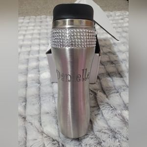 2/$40 DANIELLE Bling Coffee Mug 14 oz stainless steel Personal Name DANIELLE NEW